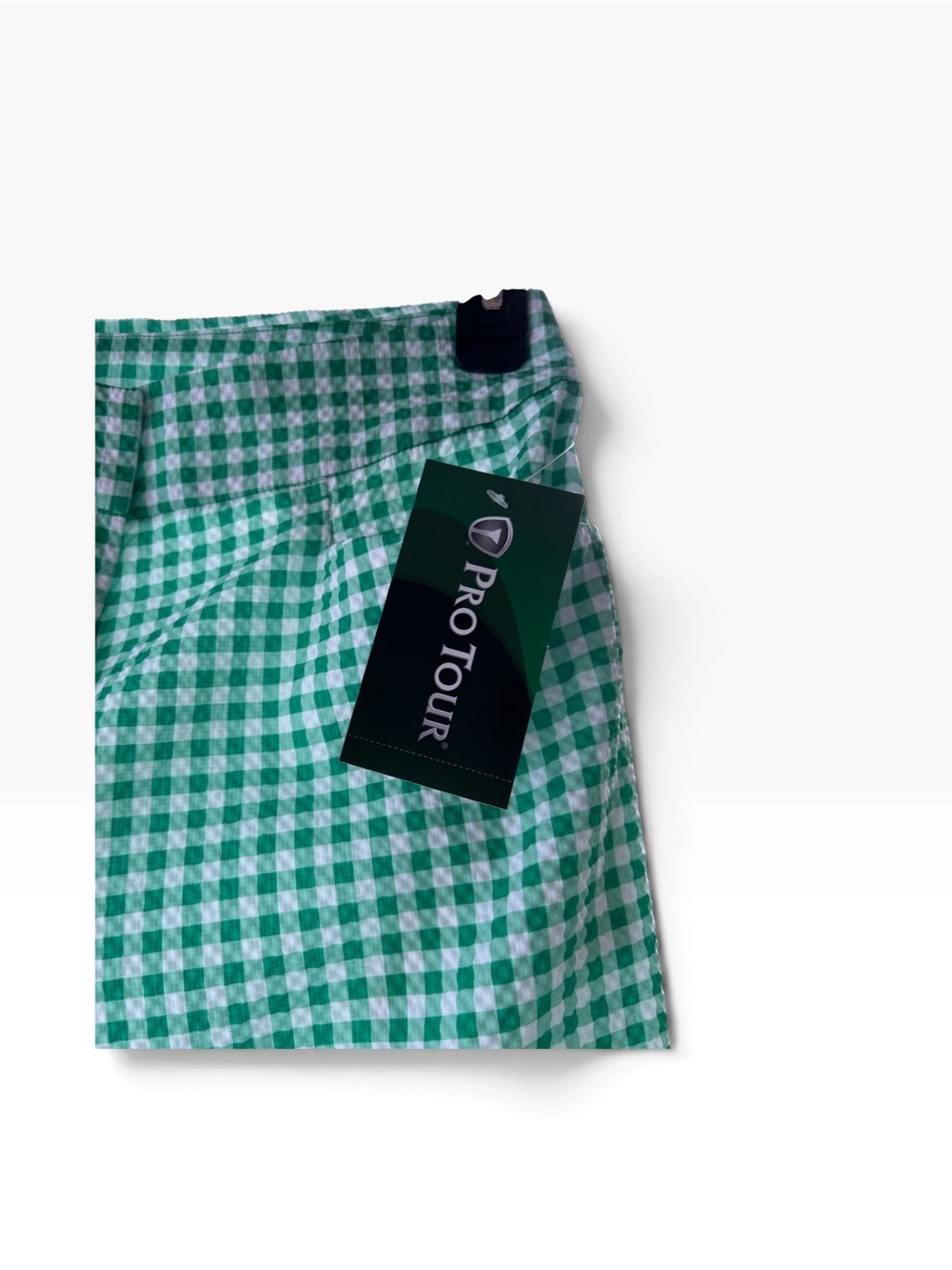 ProTour Green Gingham Capri Pants Size 4